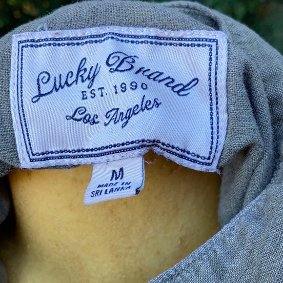 Lucky brand linen and cotton safari vest m - Picture 5 of 11